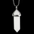 White Jade Gemstone Pendant Necklace